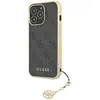 Guess Coque pour iPhone 13 Pro Max Edition 4G Charm avec Pendentif Gris foncé