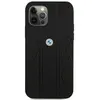 BMW étui pour iPhone 12 Pro Max 6.7 Noir Cuir Curve Perforé - Neuf