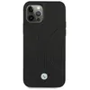 BMW BMHCP12MRSCSK Étui de Protection en Cuir pour iPhone 12/12 Pro 6,1" Noir
