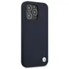 Coque de téléphone - BMW - BMHCP13XSILNA - Silicone - Microfibre - Bleu marine