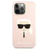 Karl Lagerfeld Coque De Téléphone Klhcp13lslkhlp Iphone 13 Pro13 6.1 Silicone Karl`s Head