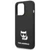 Coque pour iPhone 14 Pro - Silicone (KLHCP14LSLCTBK) - Choupette Body