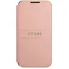 Guess GUBKS22MPSASBPI Étui de Protection pour S22+ S906 en hêtre Rose Saffiano Stripes