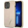 Guess SaffianoTriangle Logo Case - Coque pour iPhone 13 Pro (beige)
