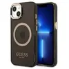CG MOBILE Guess GUHMP13MHTCMK Coque rigide pour iPhone 13 6,1" Noir/noir