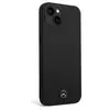 Sourcing -Benz Coque arrière en silicone pour iPhone 14 Plus - noir