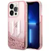 KARL LAGERFELD Glitter Rose iPhone 14 Pro