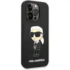 Karl Lagerfeld Silicone NFT Ikonik MagSafe - Coque pour iPhone 14 Pro (Noir)