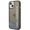 Karl Lagerfeld Liquid Glitter Translucide Allongé Logo Case - Coque po...