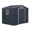 Abri De Jardin En Métal 5,29 M² - 277 X 191 X 202 Cm - Kit D'ancrage I...