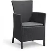 Keter Fauteuil de jardin Allibert by IOWA En résine imitation rotin tressé Coloris :