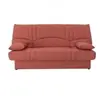 MARKET24 Banquette Clic Clac 3 Places - Tissu Terracotta - Style Conte...