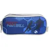 Trousse scolaire 2 compartiments Phileas Football Bleue Bagtrotter