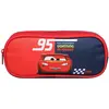 BAGTROTTER Trousse scolaire 2 compartiments Disney Cars Rouge et bleu
