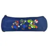 Trousse Scolaire Ronde Super Mario Bleu