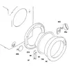 Candy Hublot complet repère 67 - Lave-linge (43029254 CANDY)