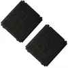 Filtres à charbon - AIRFORCE - Lot de 2 - 305x266x15mm - Compatible avec plusieurs hottes