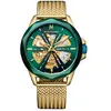 Montre Homme Montignac - MOW1207 Bracelet Acier Doré