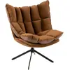 ReCollection Fauteuil Métal Marron H. assise 52 cm