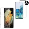 Coque de protection transparente et 2 Verres trempés 3D pour Samsung G...
