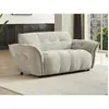 Vente-Unique Canapé 2 places en tissu chiné beige NAPIZO
