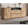 VENTE-UNIQUE Buffet mdf noir