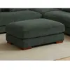 Pouf en velours côtelé vert SPERONE de Pascal Morabito