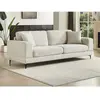 Vente-Unique Canapé 3 places en tissu texturé beige JAMOLO
