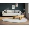 Vente-unique Tapis shaggy organique effet fourrure - 200 x 300 cm - Beige - GIRONA