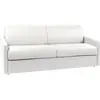 Vente-Unique Canapé 4 places  convertible express en simili blanc avec...