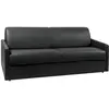 Vente-Unique Canapé 4 places  convertible express en simili noir avec ...