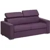 Vente-Unique Canapé convertible polyester 3 places violet
