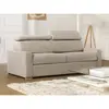 Vente-Unique Canapé convertible polyester 3 places beige
