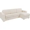Vente-Unique Canapé d'angle réversible convertible express en tissu be...