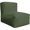 Vente-Unique Fauteuil en velours côtelé vert NOUMARA
