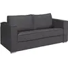 Vente-Unique LORETO Canapé - Gris Anthracite