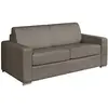 Vente-Unique Canapé 3 places convertible express cuir de buffle taupe ...