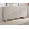 Vente-Unique Buffet avec 3 portes en MDF - Beige - LUDIMA