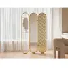 Vente-Unique Paravent miroir art déco en métal - 3 pans - L. 117 x H. 175cm - Doré - MAVICA