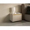 Pascal Morabito Tables de chevet suspendues - Beige et doré - POSINIA