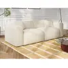 Vente-Unique Canapé convertible velours 3 places beige
