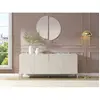 Buffet avec 4 portes en MDF - Beige - ZELINARO