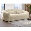 Vente-Unique Canapé 4 places convertible express en velours beige - Co...