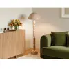 Vente-Unique Lampadaire champignon en métal - D. 45 x H. 147 cm - Beig...