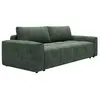 Canapé 4 places convertible en tissu texturé vert MINTURNO