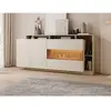 Vente-unique.com Buffet panneau de particule beige