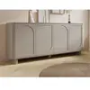 Buffet avec 4 portes - Taupe - BRISTANA