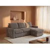 Vente-unique.com Canapé d'angle convertible et réversible avec coffre ...