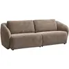 Canapé 3 places en tissu chenille taupe LIRUNO