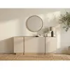 Buffet avec 4 portes - Beige et naturel clair - JEYANI